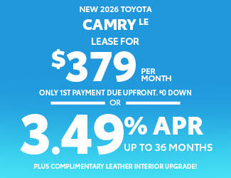 2026 Toyota Camry Offer