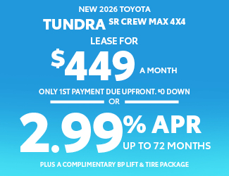 2026 Toyota Tundra Offer