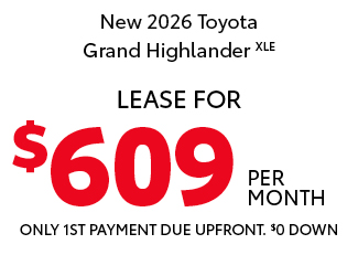 2026 Toyota Grand Highlander XLE Offer