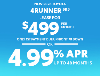 2026 Toyota 4Runner SR5 Offer