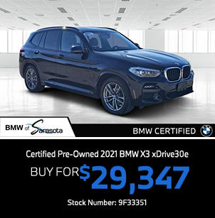 Certified Pre-Owned 2021 BMW X3 xDrive30e