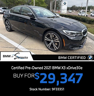 Certified Pre-Owned 2021 BMW X3 xDrive30e