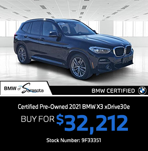 Certified Pre-Owned 2021 BMW X3 xDrive30e