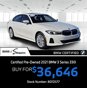 Certified Pre-Owned 2021 BMW 3 Series 330i