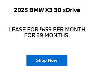 BMW X3 offer