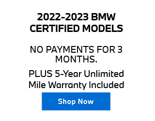 certified BMW models