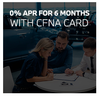 0 APR for 6 months with CFNA card
