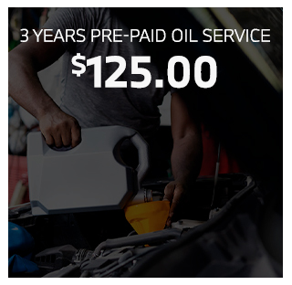 3 years Pre-paid oil service