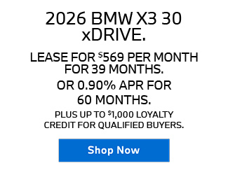 2026 BMW X3 offer