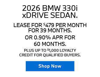 2026 BMW 330i xDrive Sedan offer