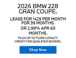 2026 BMW 228i Gran Coupe offer