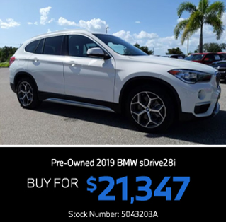 Pre-Owned 2019 BMW sDrive28i