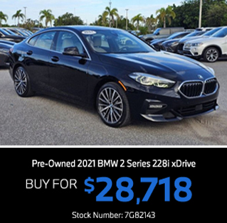 Pre-Owned 2021 BMW 2 series 228i xDrive