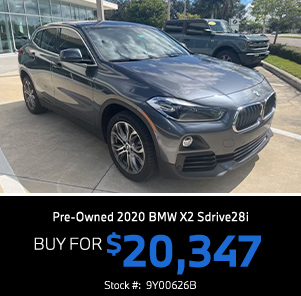 Pre-Owned 2020 BMW X2 Sdrive28i