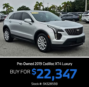 Pre-Owned 2019 Cadillac XT4 Luxury