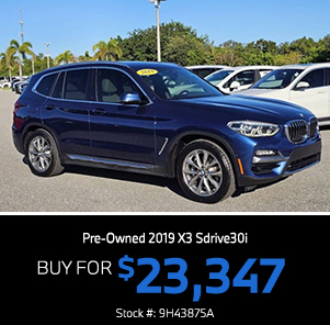 Pre-Owned 2019 X3 Sdrive30i