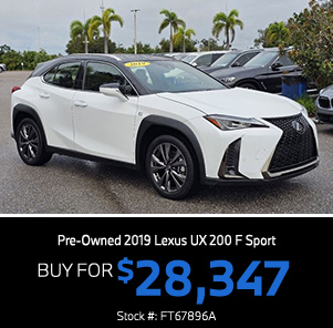 Pre-Owned 2019 Lexus UX200 F Sport