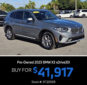 Pre-Owned 2023 BMW X3 xDrive30i