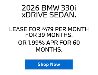 2026 BMW 330i xDrive Sedan offer