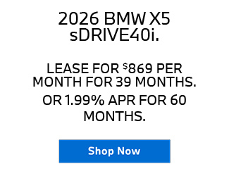 2026 BMW X5 sDrive40i offer
