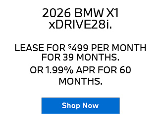 2026 BMW X1 xDRIVE28i offer