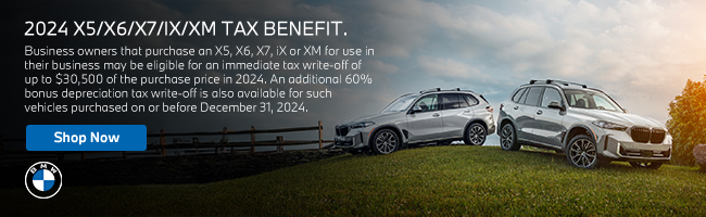 2024 X5 X5 X7 IX XM tax benefit offer