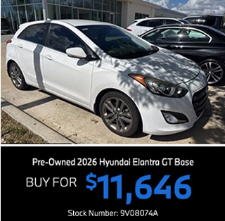 Pre-Owned 2016 Hyundai Elantra GT Base