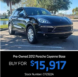 Pre-Owned 2012 Porsche Cayenne Base