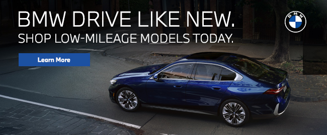 BMW Drive like new - shop Low-Mileage models today