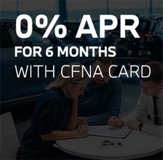 0 APR for 6 months with CFNA card