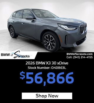 New 2026 BMW X3 30 xDrive offer