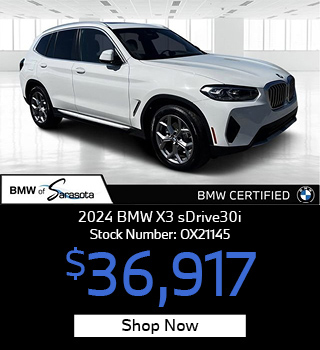 2024 BMW X3 sDrive30i offer