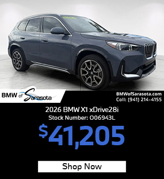 New 2026 BMW X1 xDrive28i offer