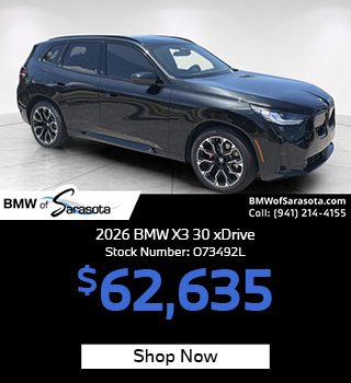 New 2026 BMW X3 30 xDrive offer