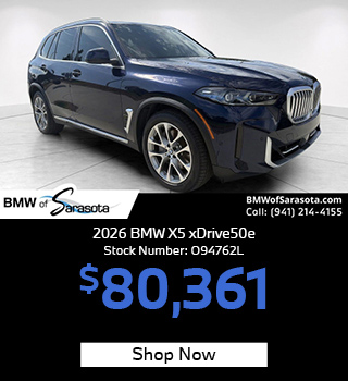New 2026 BMW X5 xDrive50e offer