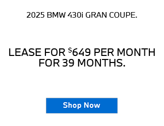 lease offer on new BMW 430i Gran Coupe offer