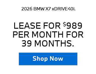 2026 BMW X7 xDRIVE40i offer