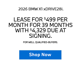2026 BMW X1 xDRIVE28i offer
