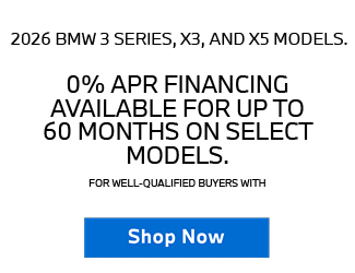 2026 BMW 3 series X3 and X5 Models APR offer