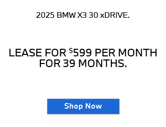 lease offer on new BMW X3