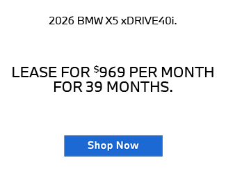 lease offer on new BMW X5