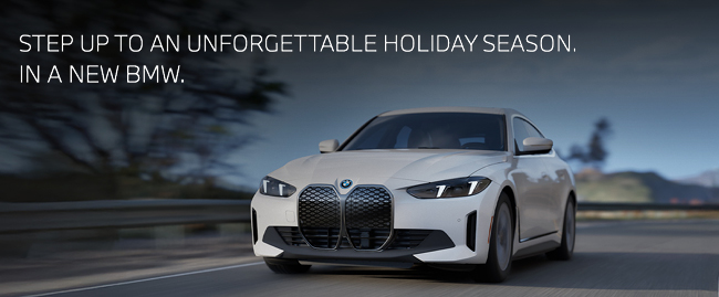 Step up to an unforgettable holiday season in a new BMW