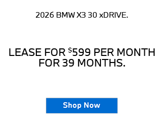 NEW 2026 BMW X3 30 xDRIVE offer