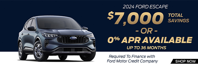 2024 Ford Escape offer