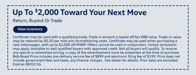 $2000 Towards - Return, Buyout Or Trade