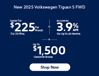 2025 Volkswagen Tiguan offer
