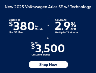 New 2025 Volkswagen Atlas offer