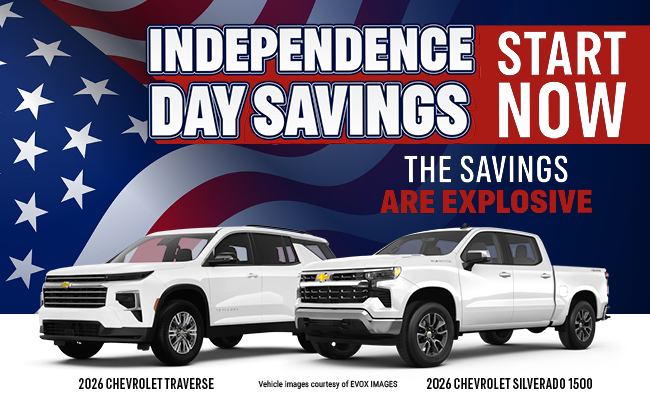 Independence Day Savings Start Now