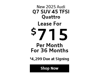 2025 Audi Q7 45 TFSI Quattro offer
