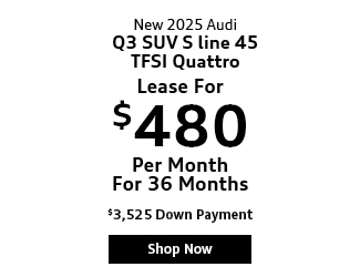 2025 Audi Q3 S line 45 TFSI Quattro SUV offer